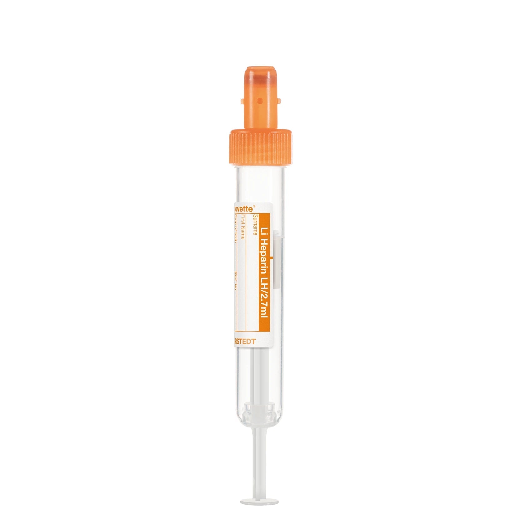 SARSTEDT AG & Co.KGSarstedt S-Monovette Lithium-Heparin LH 2,7 ml Orange (75 x 13 mm)DocMed GmbH